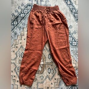 Rewash Cropped Linen Pant - sz small